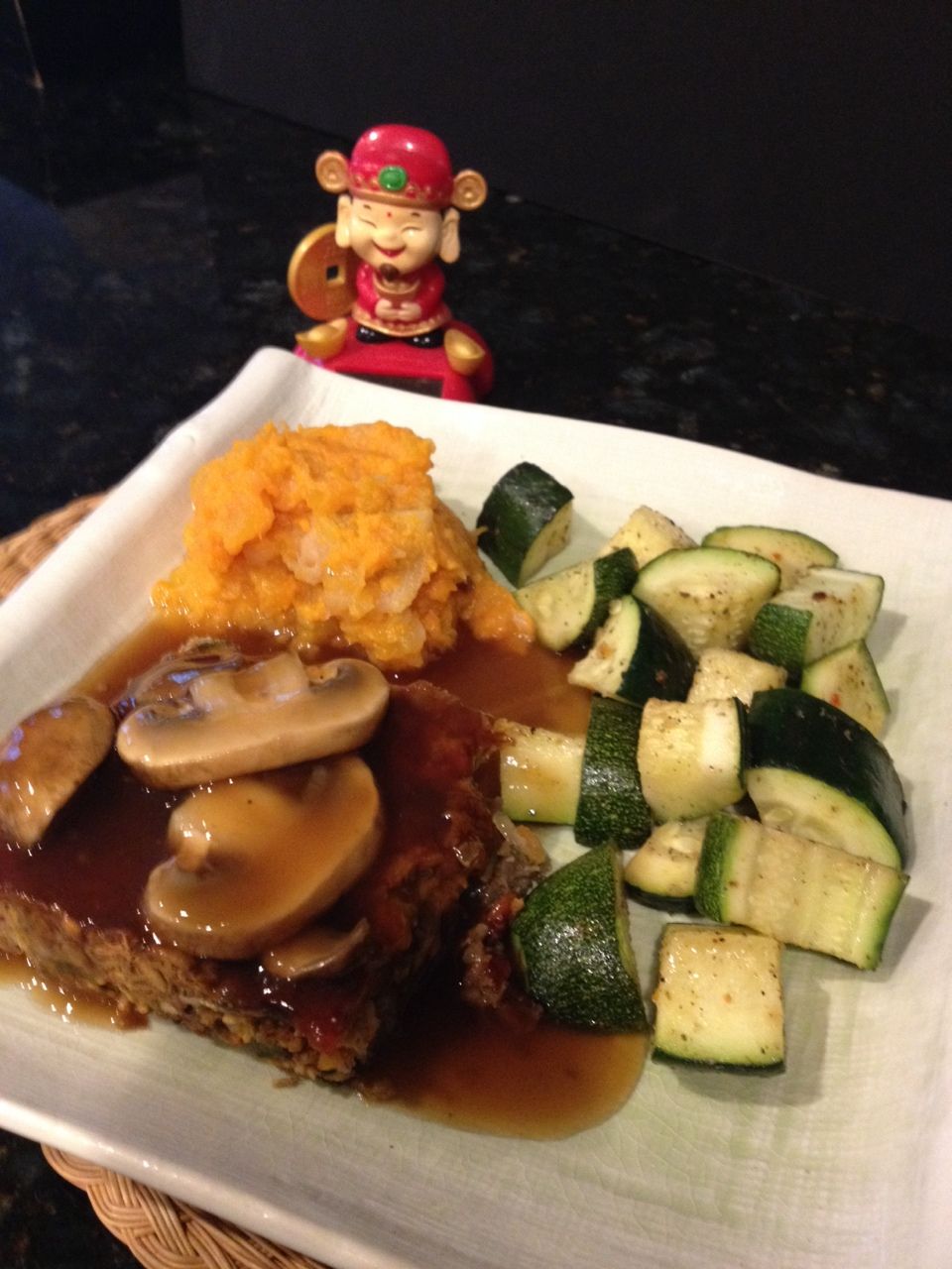 An All American Classic: Meatloaf, Mashed Potatoes And Gravy. Not.
